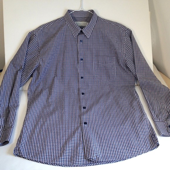 Silver Crest Mens Long Sleeve Button Up Plaid Shirt Size XLarge - Picture 1 of 11
